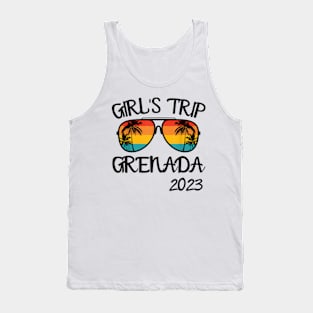 Girls Trip Grenada 2023 Sunglasses Summer Vacation T-Shirt Tank Top